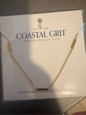 Gold Bar Necklace